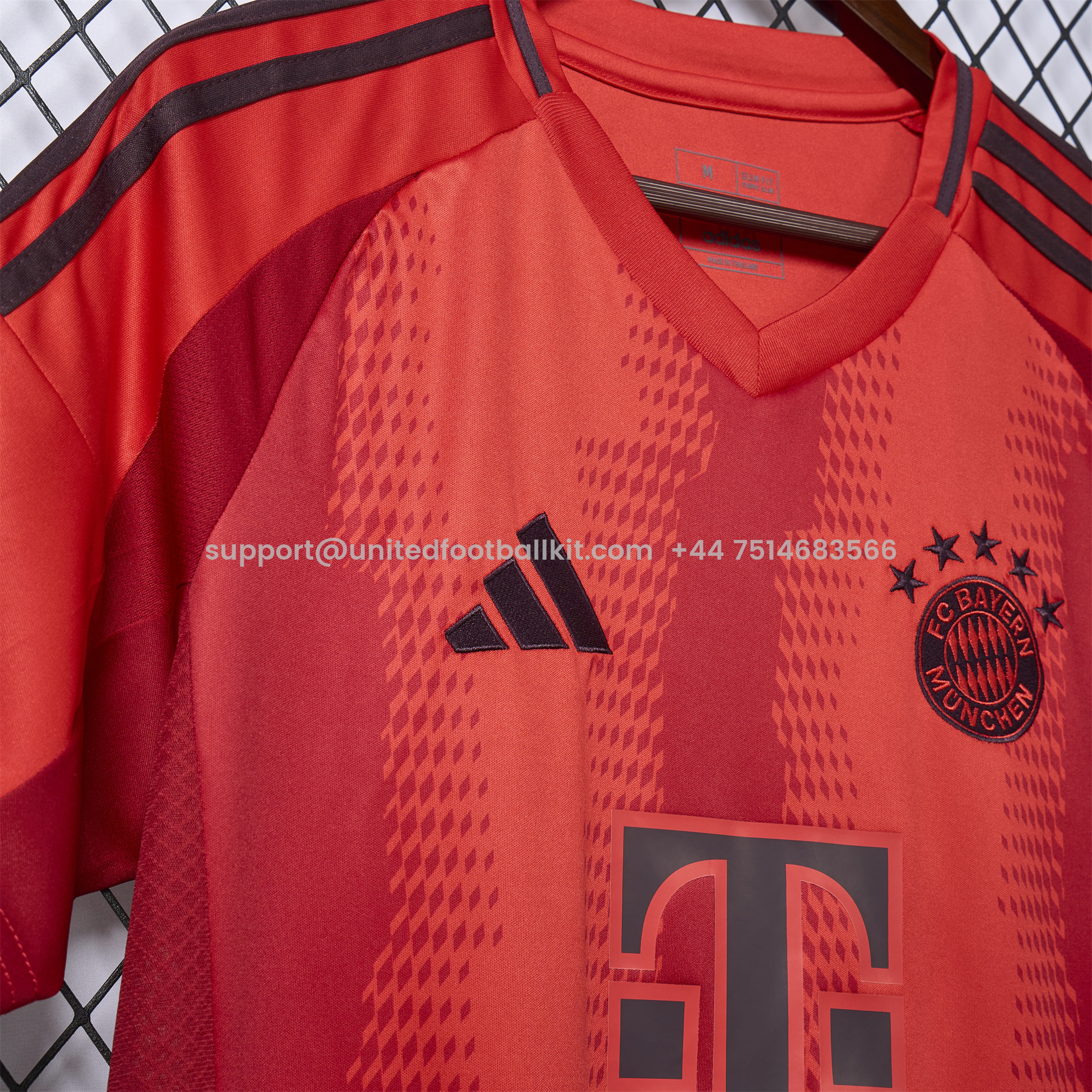 Unitedfootballkit.com | Bayern Munich 24-25 Home Stadium Jersey - Fans Version -Customize Name, Number and Patch | Worldwide Shipping