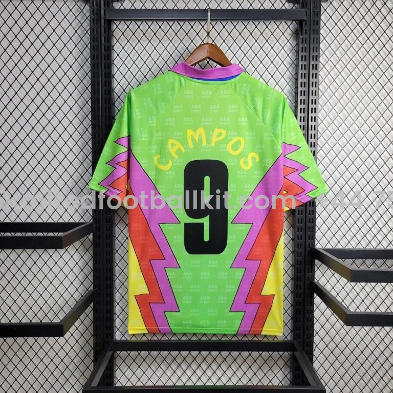 Unitedfootballkit.com | Retro Mexico 1994 Goalkeeper Green Jersey -Customize Name, Number and Patch | Worldwide Shipping