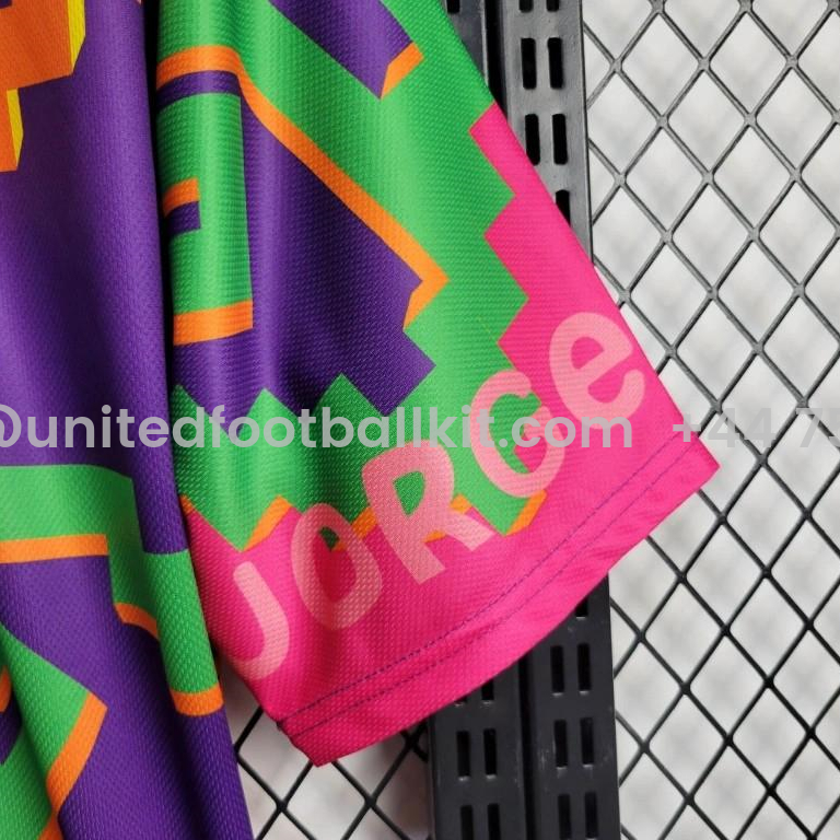 Unitedfootballkit.com | Retro Mexico 1995 Goalkeeper Purple Orange Jersey -Customize Name, Number and Patch | Worldwide Shipping