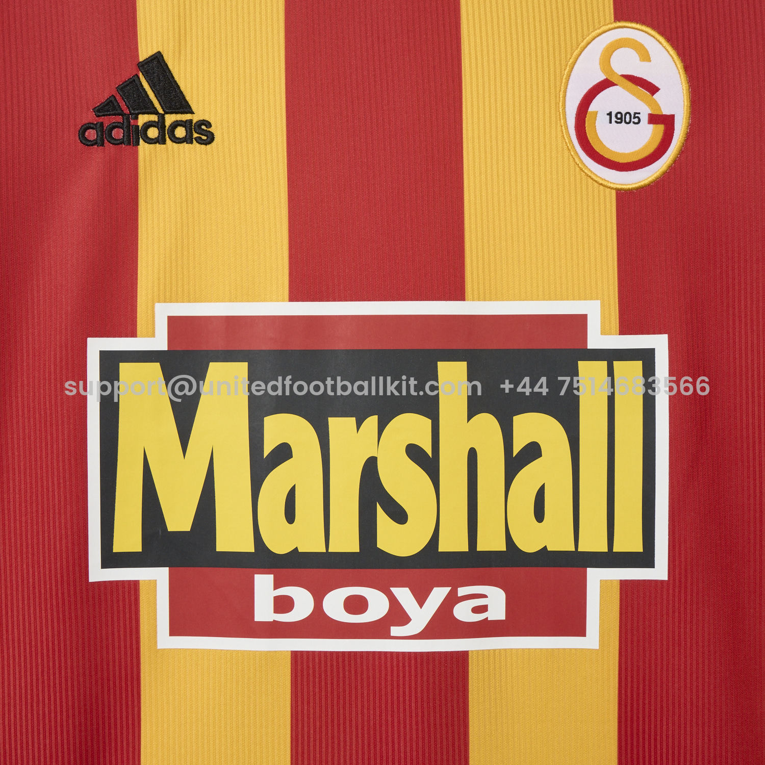 Unitedfootballkit.com | Retro Galatasaray 1999-00 Home Long Sleeves Jersey -Customize Name, Number and Patch | Worldwide Shipping