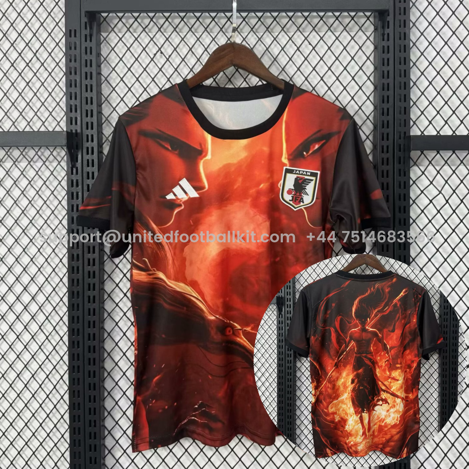 Unitedfootballkit.com | Japan 24-25 Fire Nezha Special Edition Jersey - Fans Version -Customize Name, Number and Patch | Worldwide Shipping