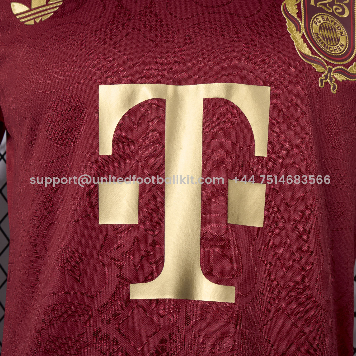 Unitedfootballkit.com | Bayern Munich 2025 125th Anniversary Long Sleeves Jersey - Player Version -Customize Name, Number and Patch | Worldwide Shipping