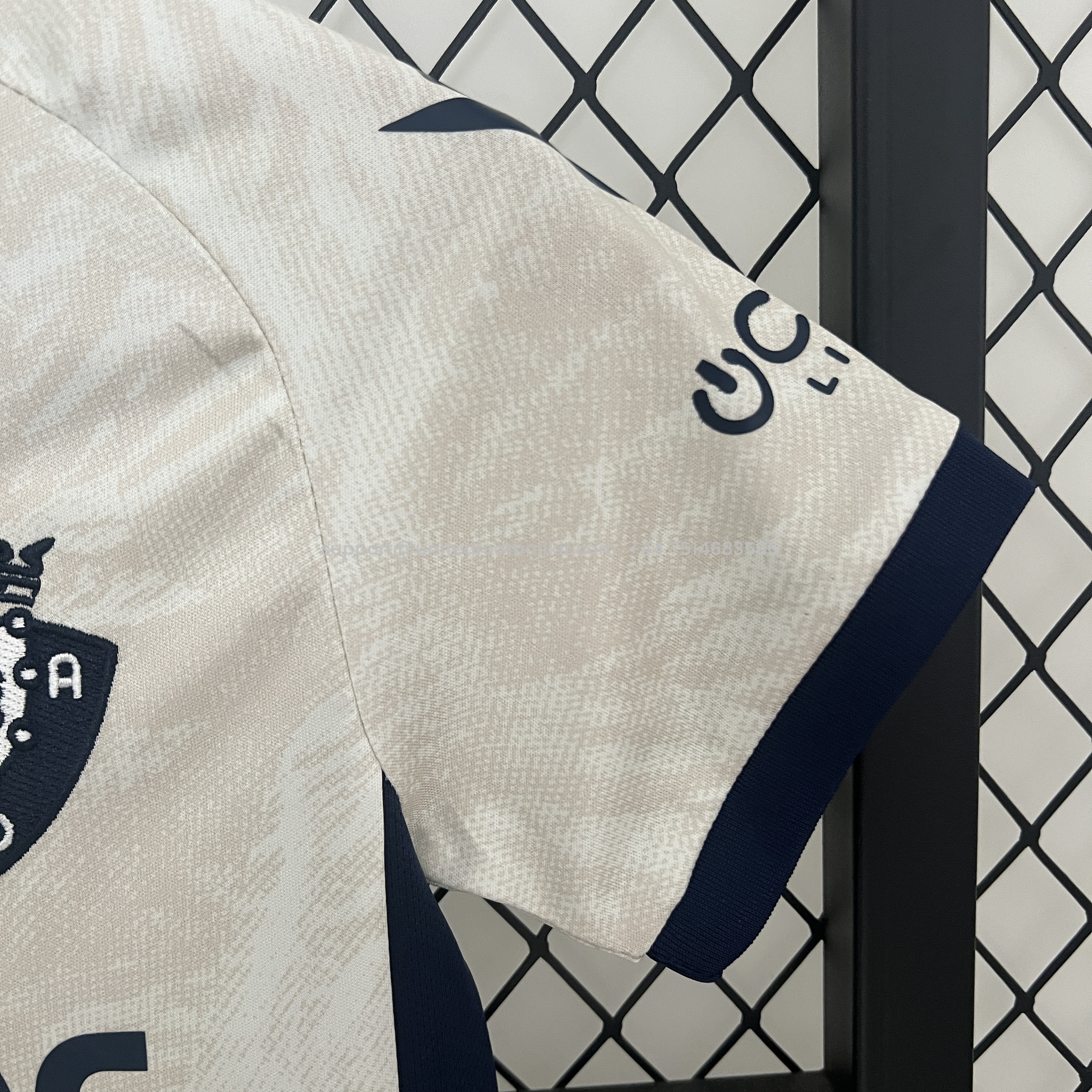 Unitedfootballkit.com | Osasuna 24-25 Away Kids Kit -Customize Name, Number and Patch | Worldwide Shipping
