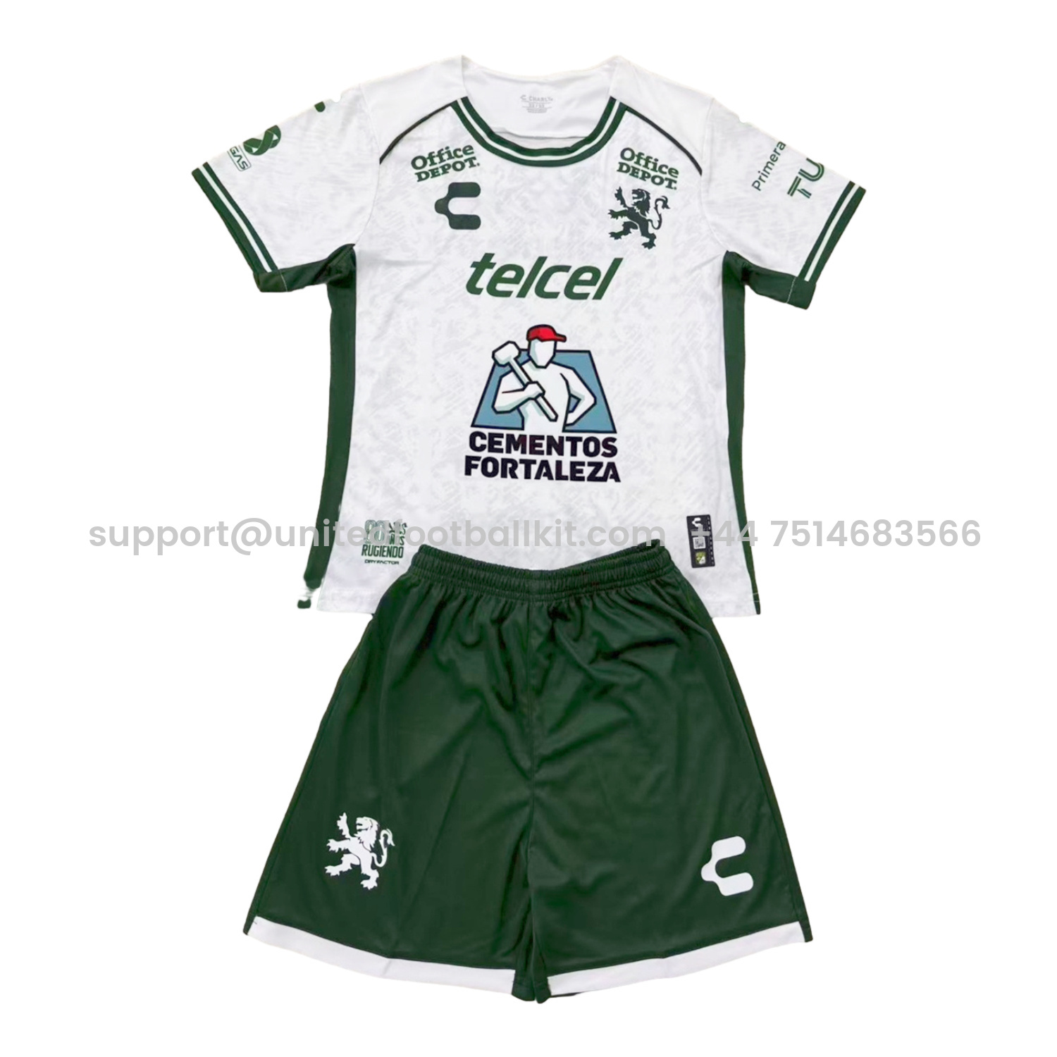 Unitedfootballkit.com | Club León Club Leon 24-25 Away Men's Adult Jersey Set - Fans Version -Customize Name, Number and Patch | Worldwide Shipping