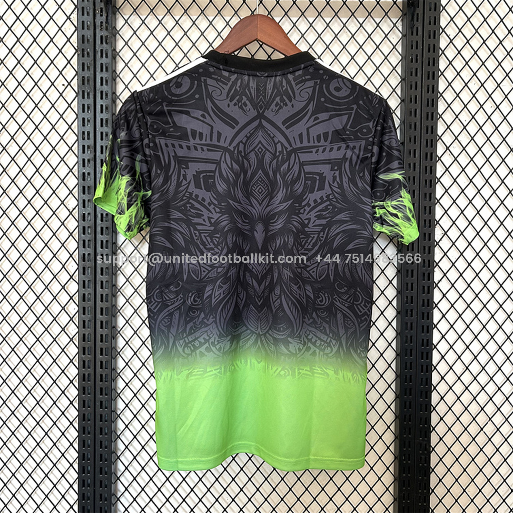 Unitedfootballkit.com | Liver.pool 24-25 Green Fire Phoenix Special Edition Jersey - Fans Version -Customize Name, Number and Patch | Worldwide Shipping