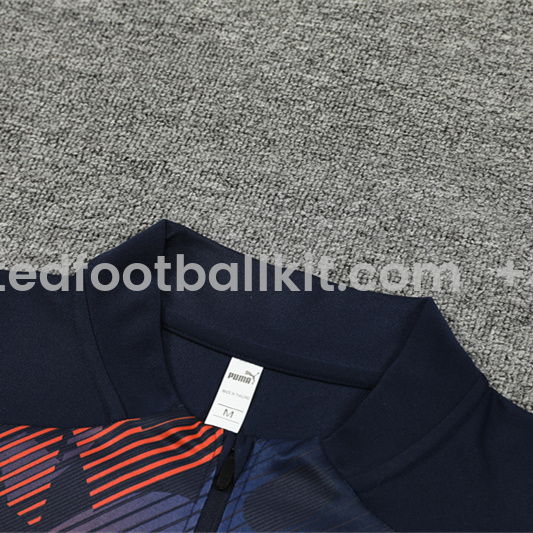 Unitedfootballkit.com | Marseille 24-25 Kids Long Sleeve Training Set - Camo -Customize Name, Number and Patch | Worldwide Shipping