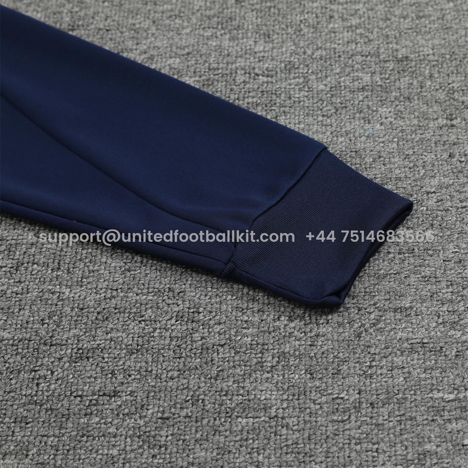 Unitedfootballkit.com | Real Madrid 24-25 Training Hoodie Set - Royal Blue Hoodie and Pants -Customize Name, Number and Patch | Worldwide Shipping