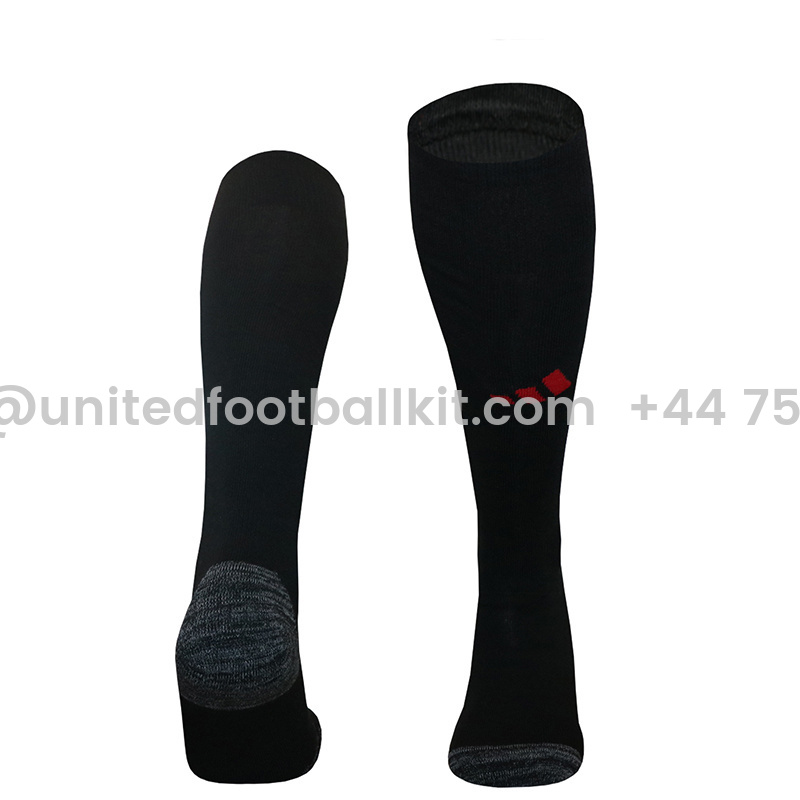 Unitedfootballkit.com | Benfica 24-25 Away Socks - Black -Customize Name, Number and Patch | Worldwide Shipping