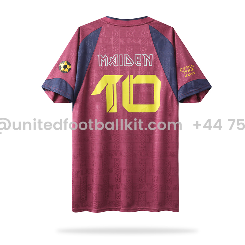 Unitedfootballkit.com | Retro Iron Maiden 2010 Away Jersey -Customize Name, Number and Patch | Worldwide Shipping