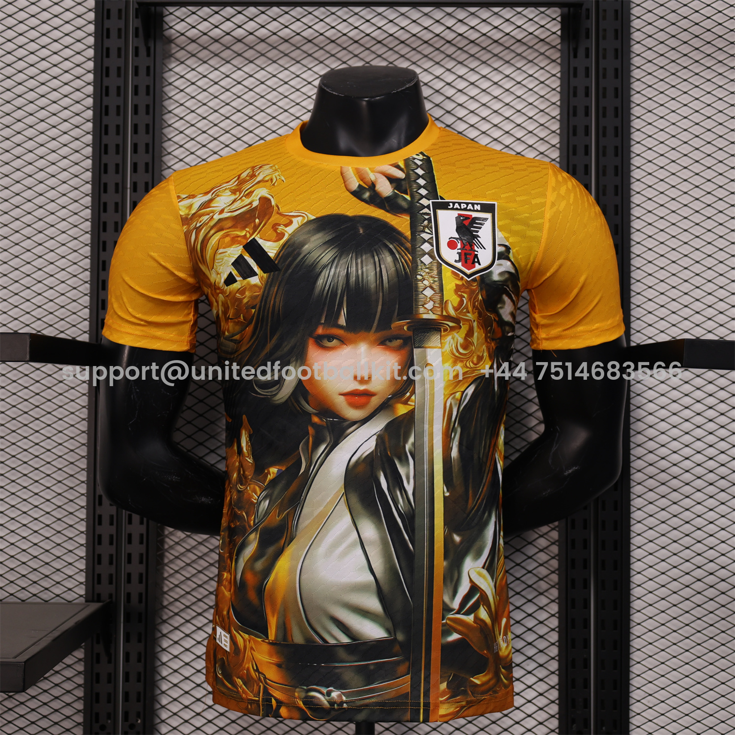 Unitedfootballkit.com | Japan 24-25 Girl With Sword 3D Special Edition Jersey - Player Version -Customize Name, Number and Patch | Worldwide Shipping