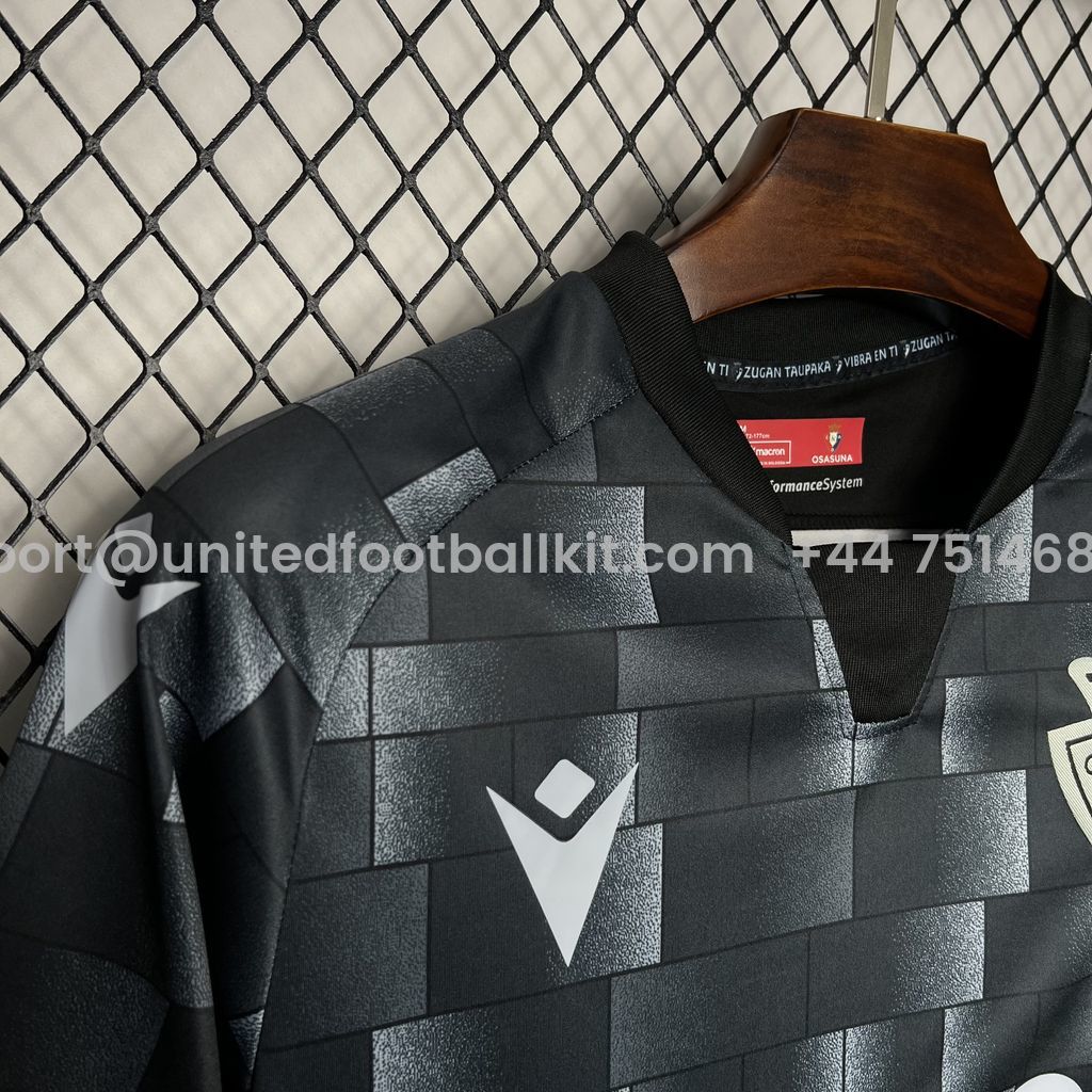 Unitedfootballkit.com | Osasuna 24-25 Third Jersey - Fans Version -Customize Name, Number and Patch | Worldwide Shipping