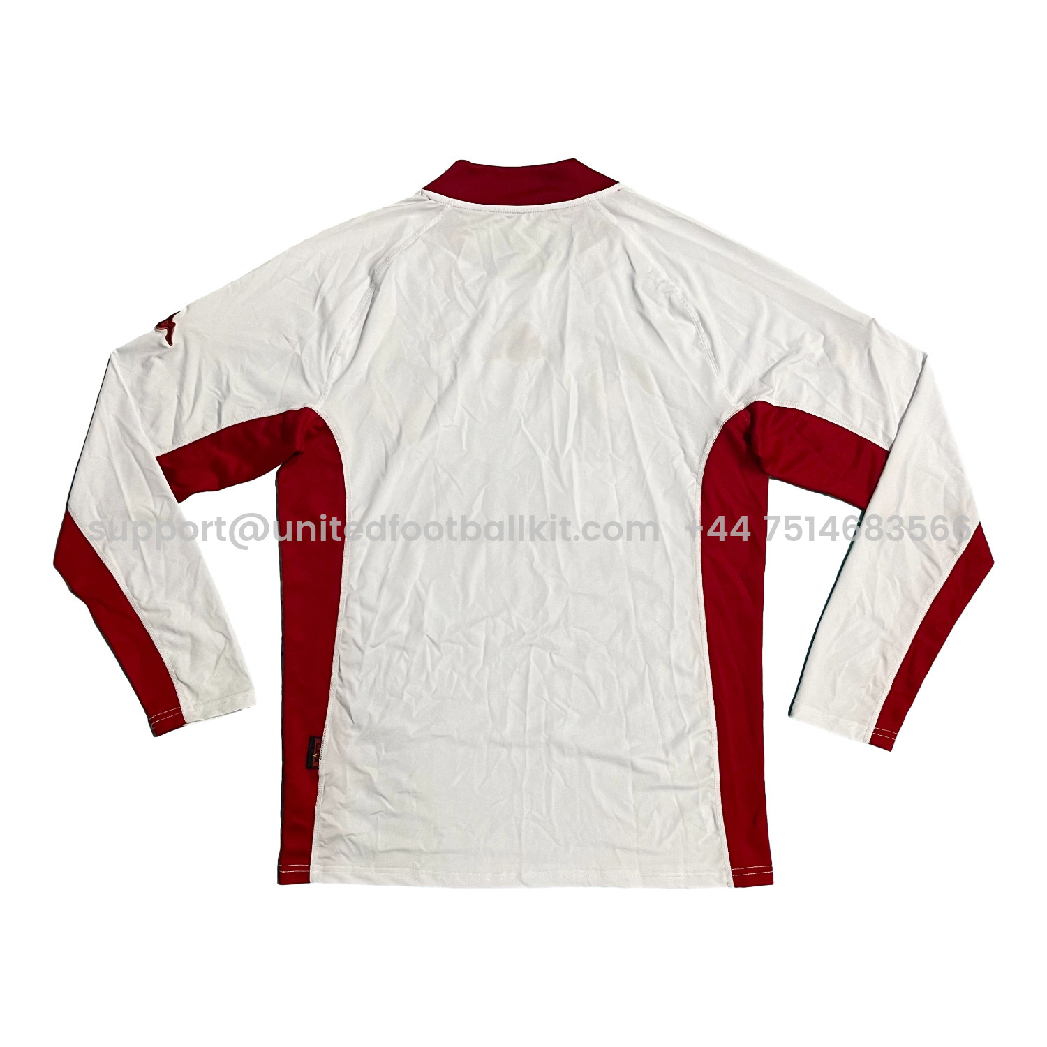Unitedfootballkit.com | Retro Roma 2001-02 Away Long Sleeves Jersey -Customize Name, Number and Patch | Worldwide Shipping