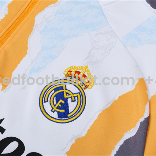 Unitedfootballkit.com | Real Madrid 2025 Long Sleeve Training Set - Three Color Mixing -Customize Name, Number and Patch | Worldwide Shipping