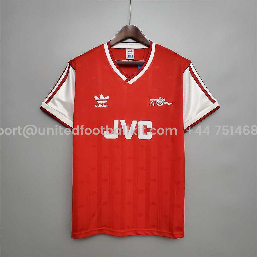 Unitedfootballkit.com | Retro Arsenal 86-88 Home Stadium Jersey -Customize Name, Number and Patch | Worldwide Shipping