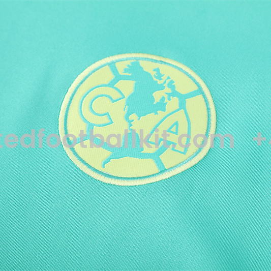 Unitedfootballkit.com | Club América 2025 Training Hoodie Set - Green Hoodie and Deep Blue Pants -Customize Name, Number and Patch | Worldwide Shipping