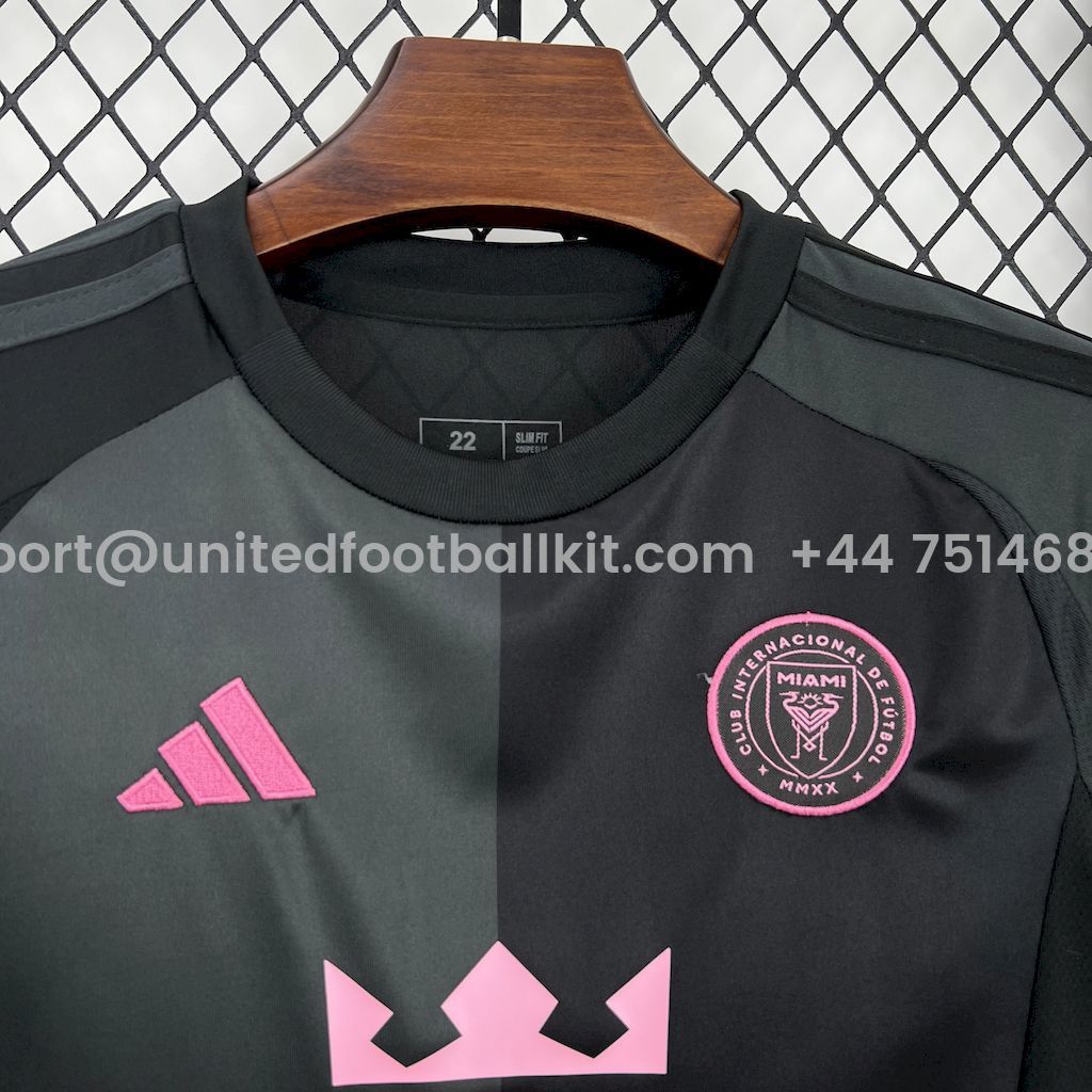 Unitedfootballkit.com | INT M.A.M 2025 Away Kids Kit -Customize Name, Number and Patch | Worldwide Shipping