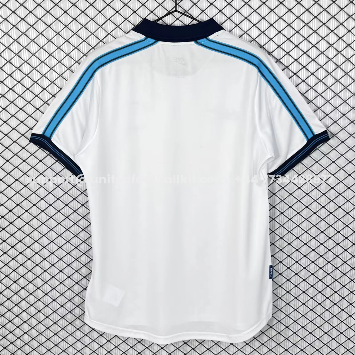 Unitedfootballkit.com | Retro Napoli 1998-99 Away Jersey -Customize Name, Number and Patch | Worldwide Shipping
