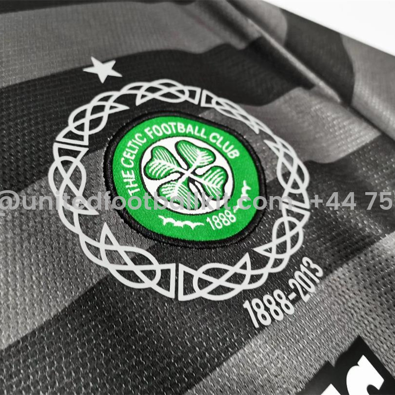Unitedfootballkit.com | Retro Celtic 12-13 Away Stadium 125th Anniversary Jersey -Customize Name, Number and Patch | Worldwide Shipping
