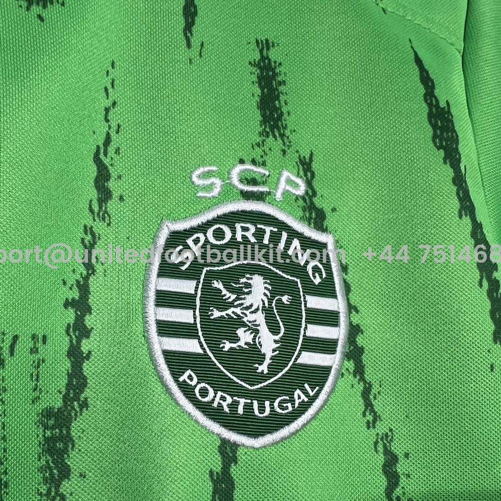 Unitedfootballkit.com | Sporting CP Portugal 24-25 Third Kids Kit -Customize Name, Number and Patch | Worldwide Shipping