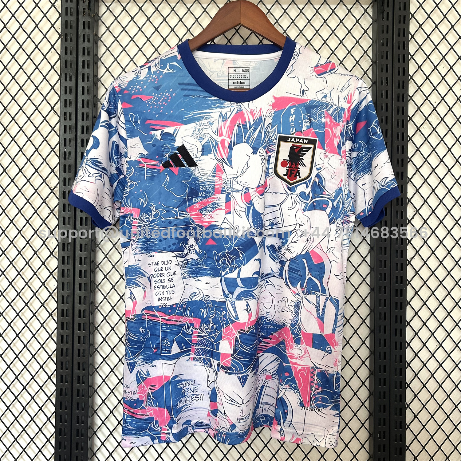 Unitedfootballkit.com | Japan 25-26 Blue Vegeta Comic Slice Special Edition Jersey - Fans Version -Customize Name, Number and Patch | Worldwide Shipping