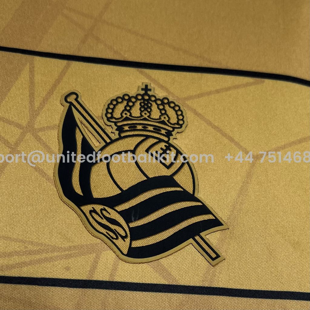 Unitedfootballkit.com | Real Sociedad 24-25 Away Jersey - Fans Version -Customize Name, Number and Patch | Worldwide Shipping