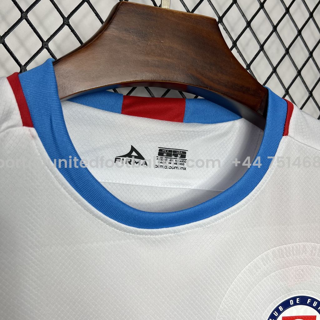Unitedfootballkit.com | Cruz Azul 24-25 Away Jersey - Fans Version -Customize Name, Number and Patch | Worldwide Shipping