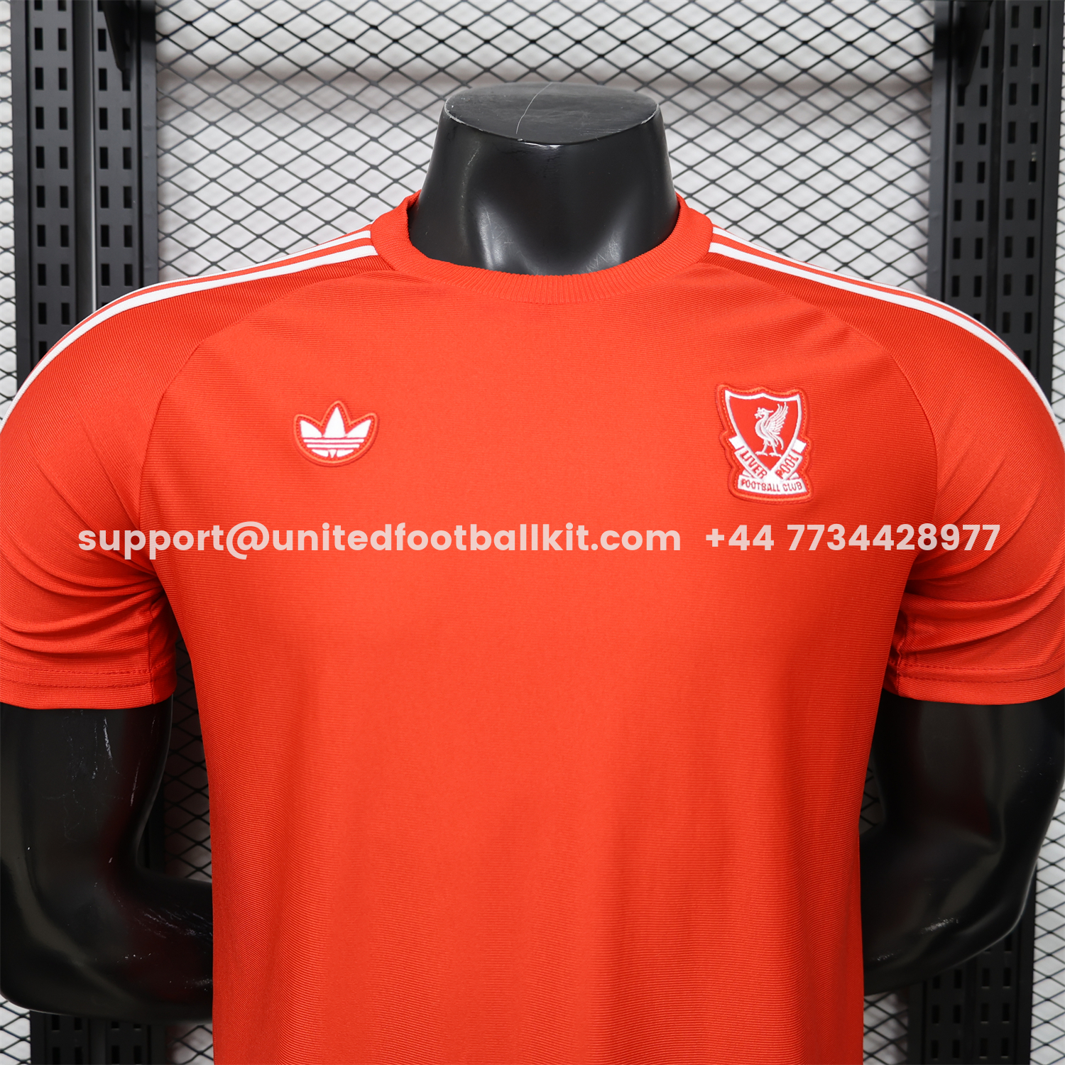 Unitedfootballkit.com | Liver.pool 25-26 Terrace Icon Retro Casual Style Red Jersey - Player Version -Customize Name, Number and Patch | Worldwide Shipping