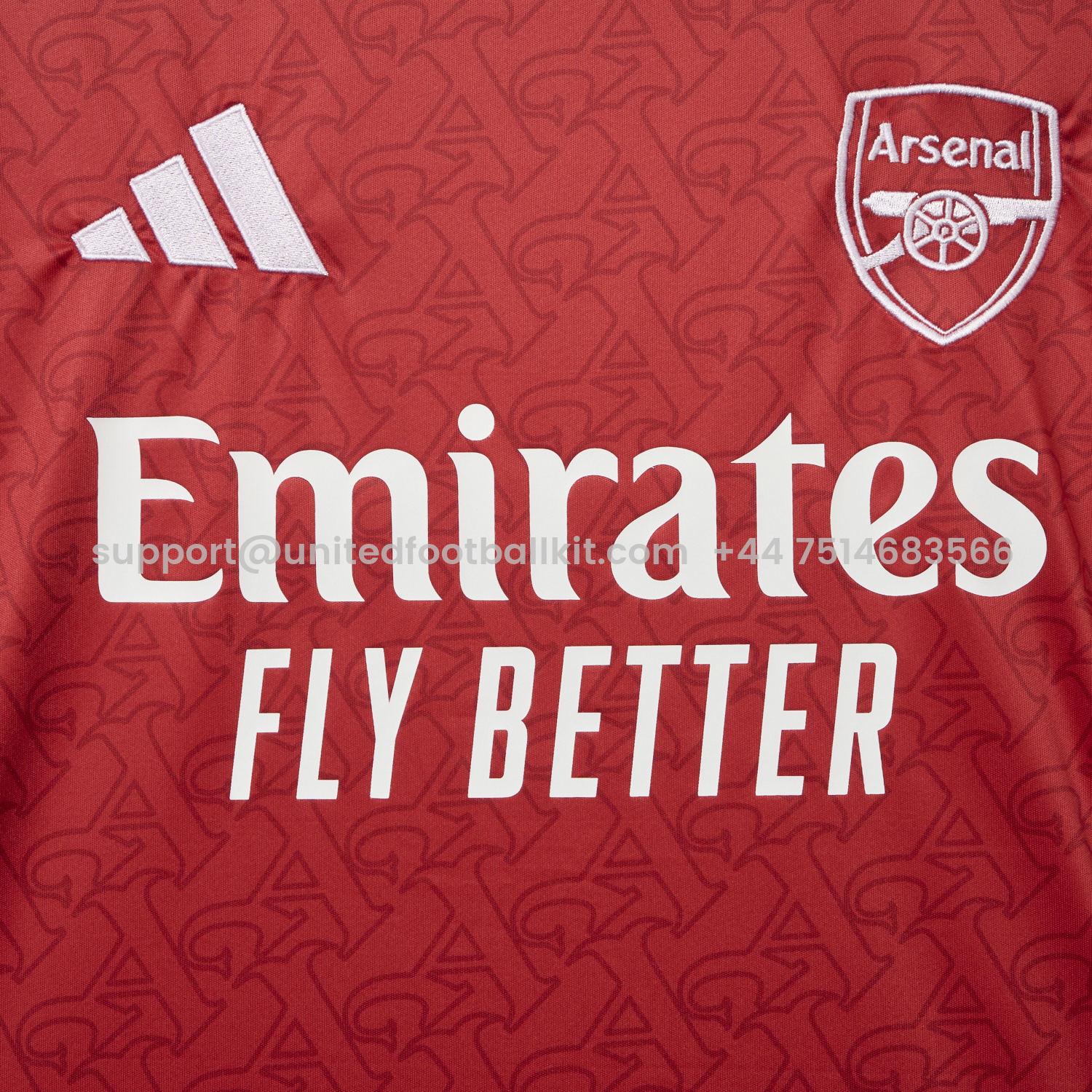 Unitedfootballkit.com | Arsenal 25-26 Home Jersey - Fans Version -Customize Name, Number and Patch | Worldwide Shipping