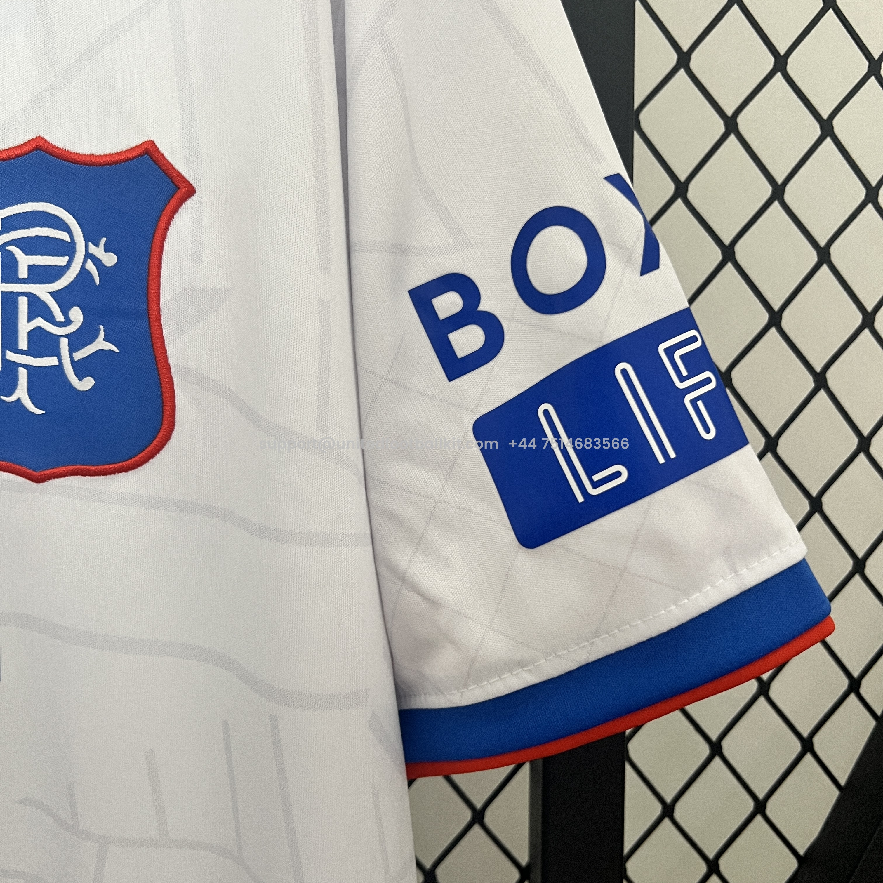 Unitedfootballkit.com | Glasgow Rangers 24-25 Away Jersey - Fans Version -Customize Name, Number and Patch | Worldwide Shipping