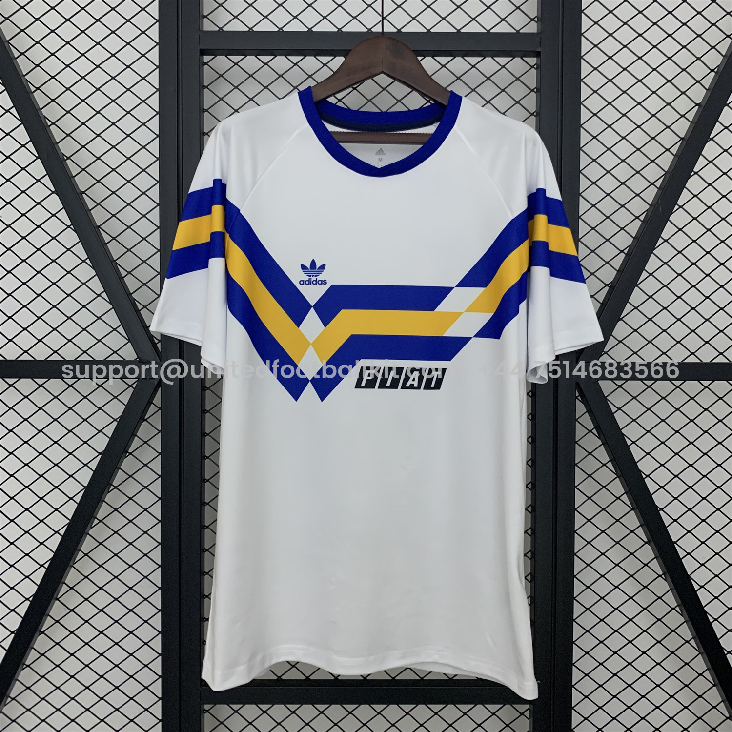 Unitedfootballkit.com | Retro Boca Juniors 1990-91 Away Jersey -Customize Name, Number and Patch | Worldwide Shipping