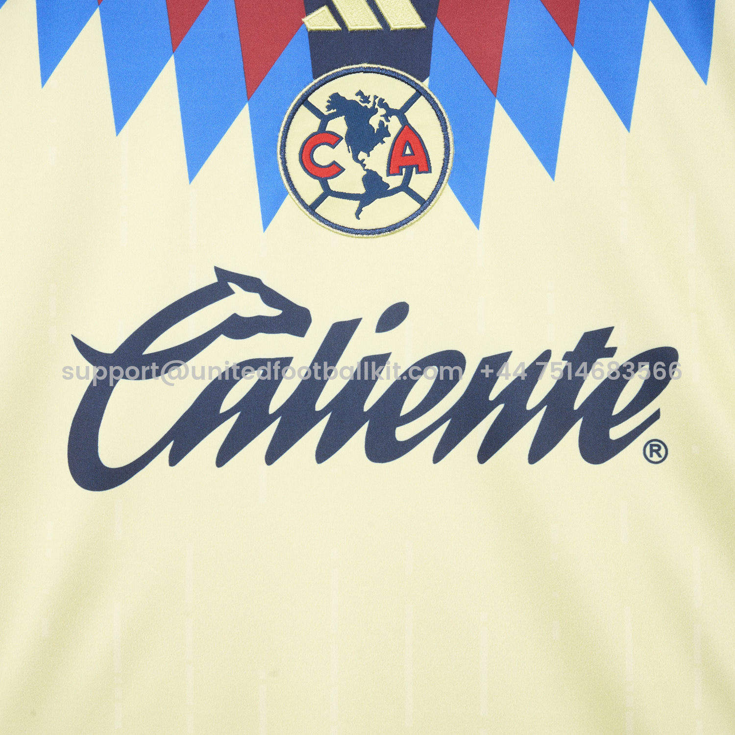 Unitedfootballkit.com | Club América 25-26 Light Yellow Special Edition Jersey - Fans Version -Customize Name, Number and Patch | Worldwide Shipping