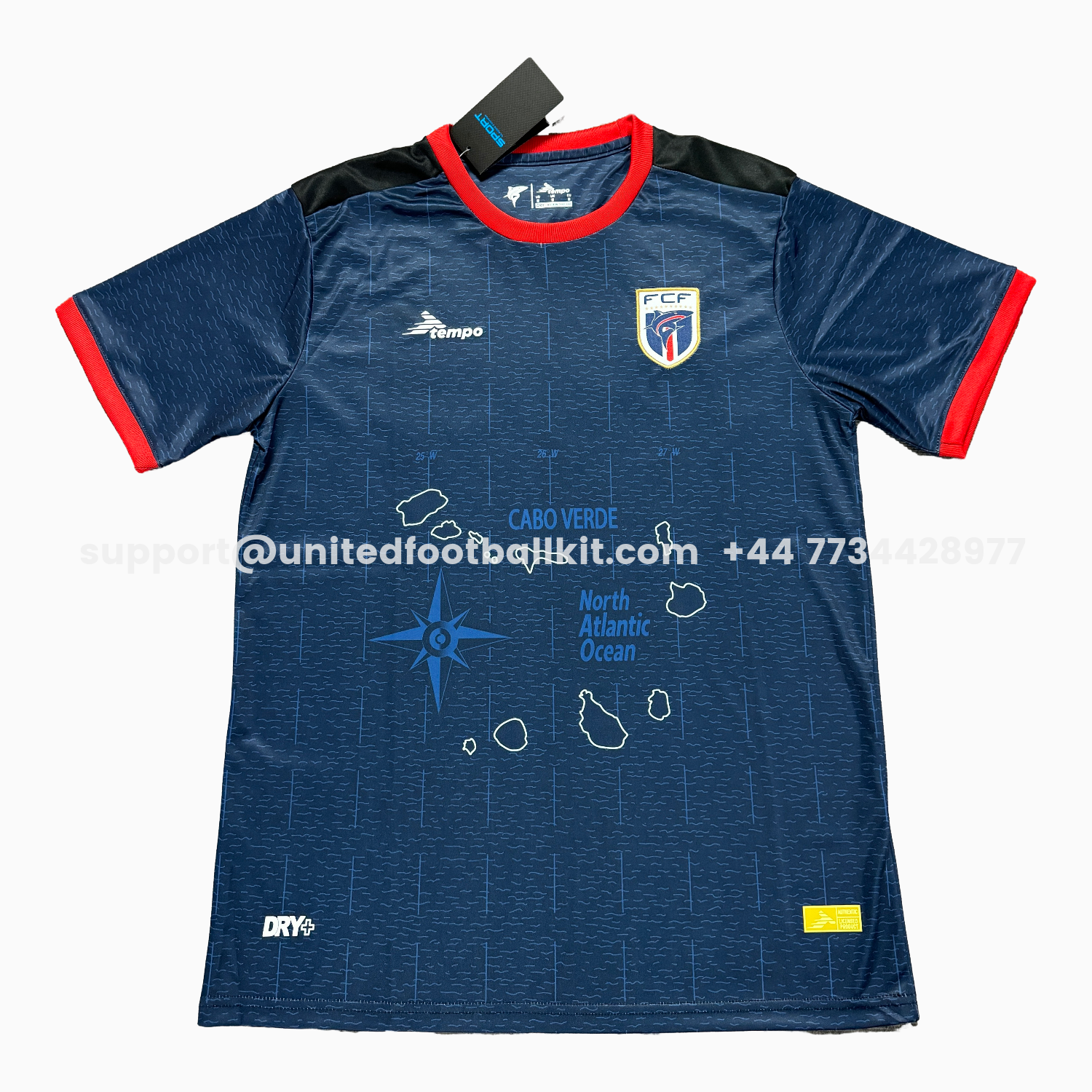 Unitedfootballkit.com | Cabo Verde 2026 Home Blue Jersey - Fans Version -Customize Name, Number and Patch | Worldwide Shipping