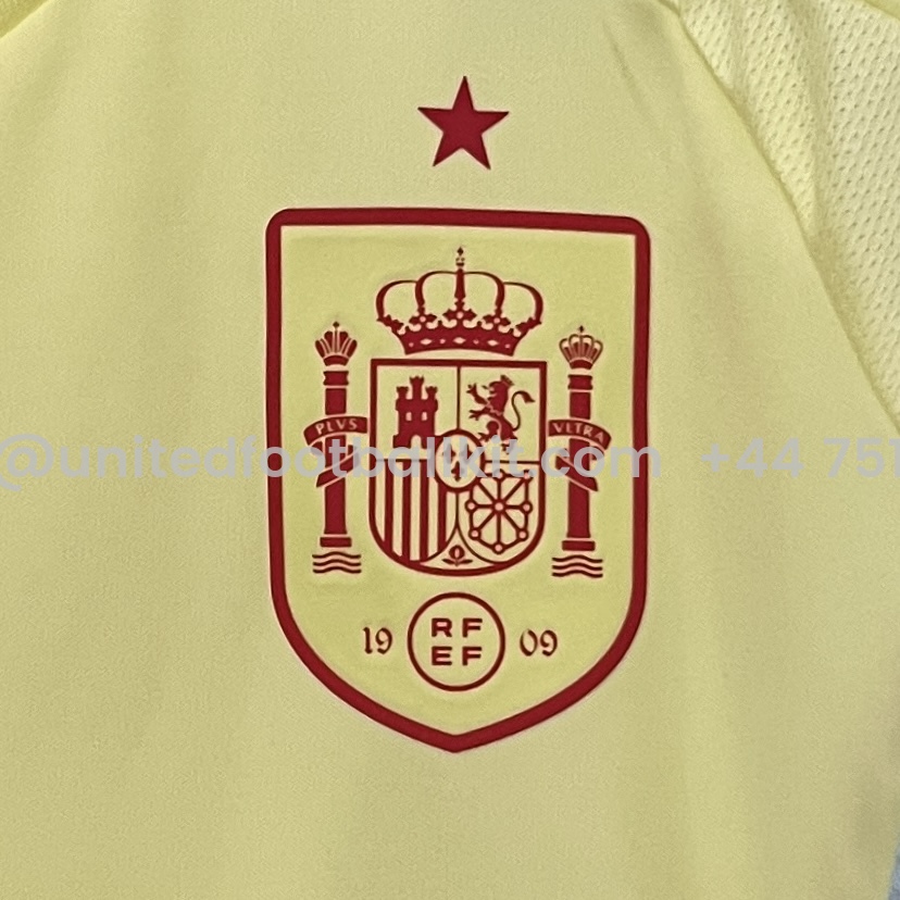 Unitedfootballkit.com | Spain 2024 Away Stadium Jersey - Fans Version -Customize Name, Number and Patch | Worldwide Shipping