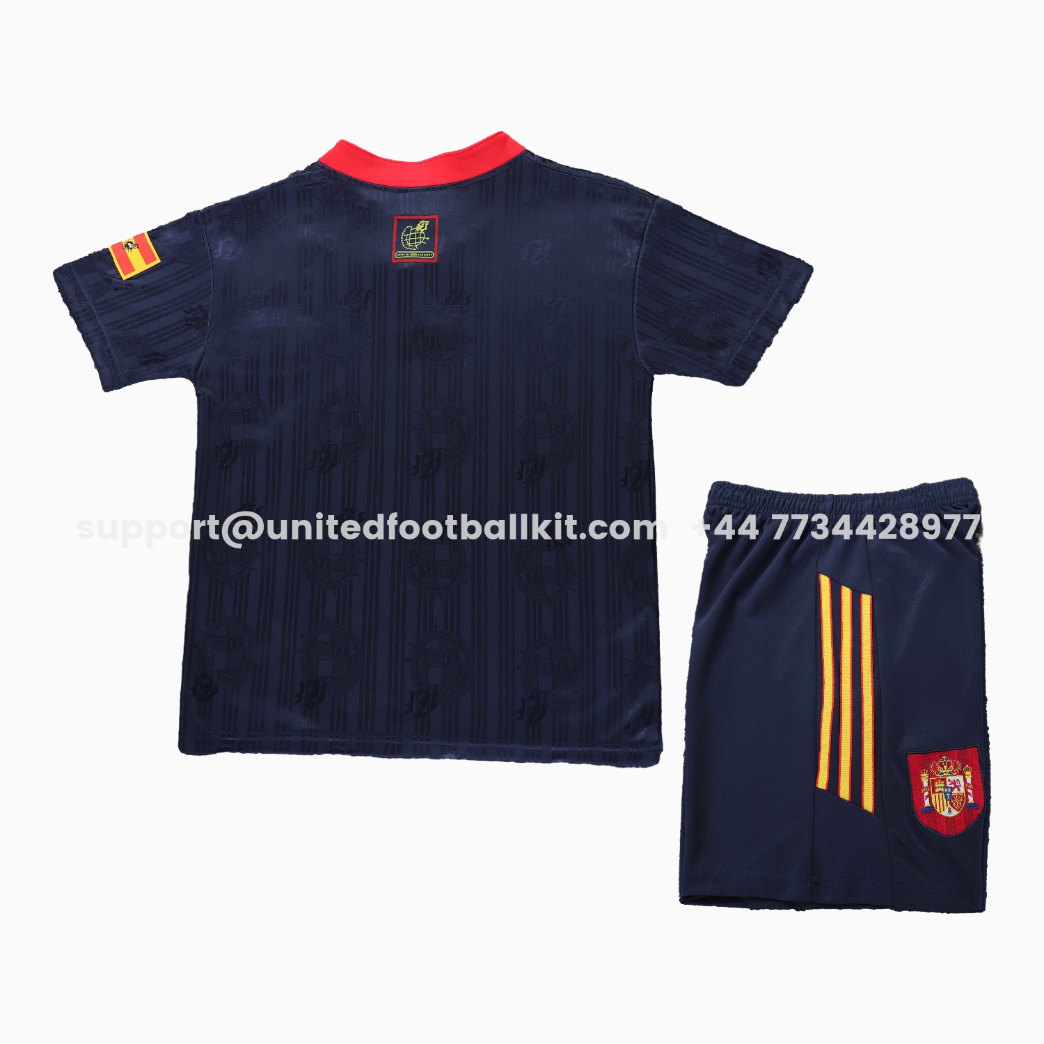 Unitedfootballkit.com | Retro Spain 1996 Away Kids Kit -Customize Name, Number and Patch | Worldwide Shipping
