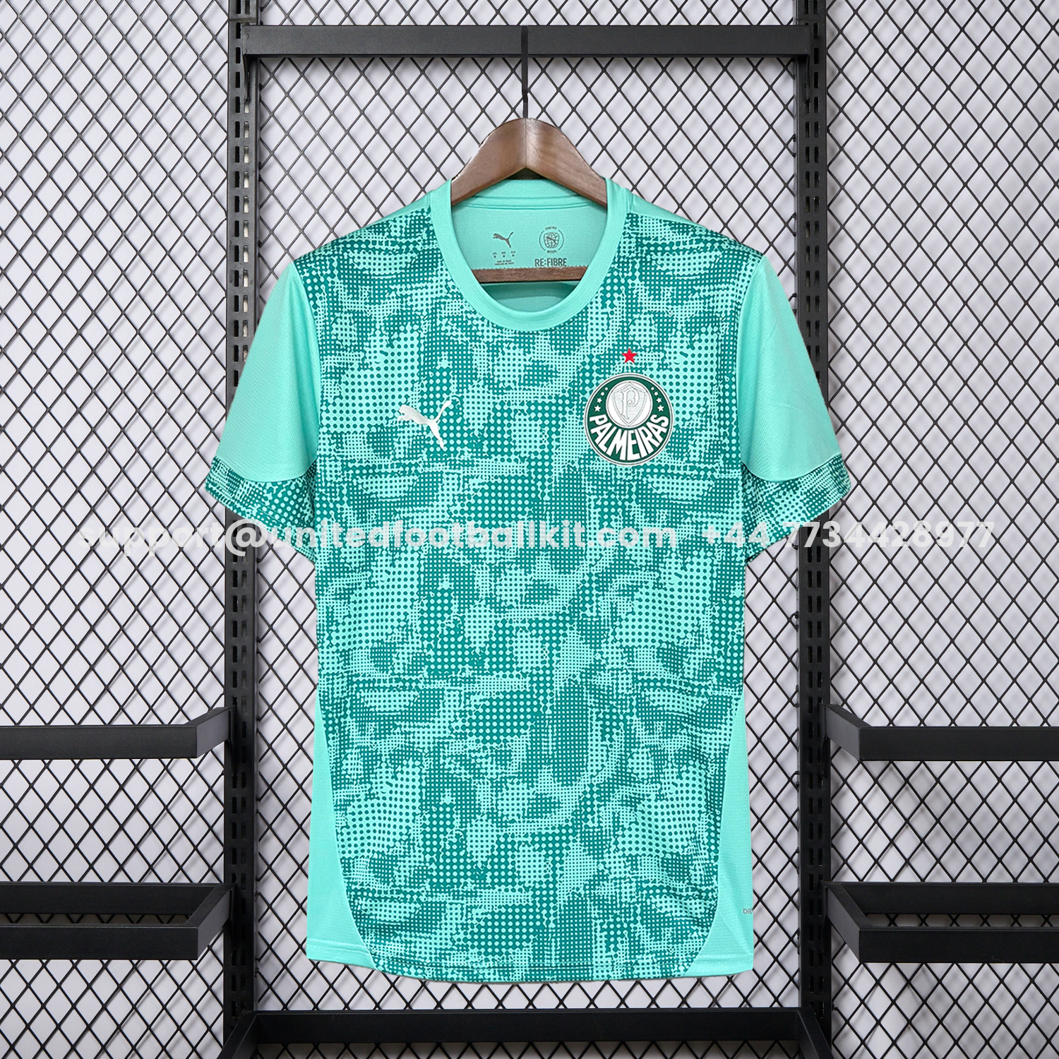 Unitedfootballkit.com | Palmeiras 26-27 Mint Green Training Jersey - Fans Version -Customize Name, Number and Patch | Worldwide Shipping
