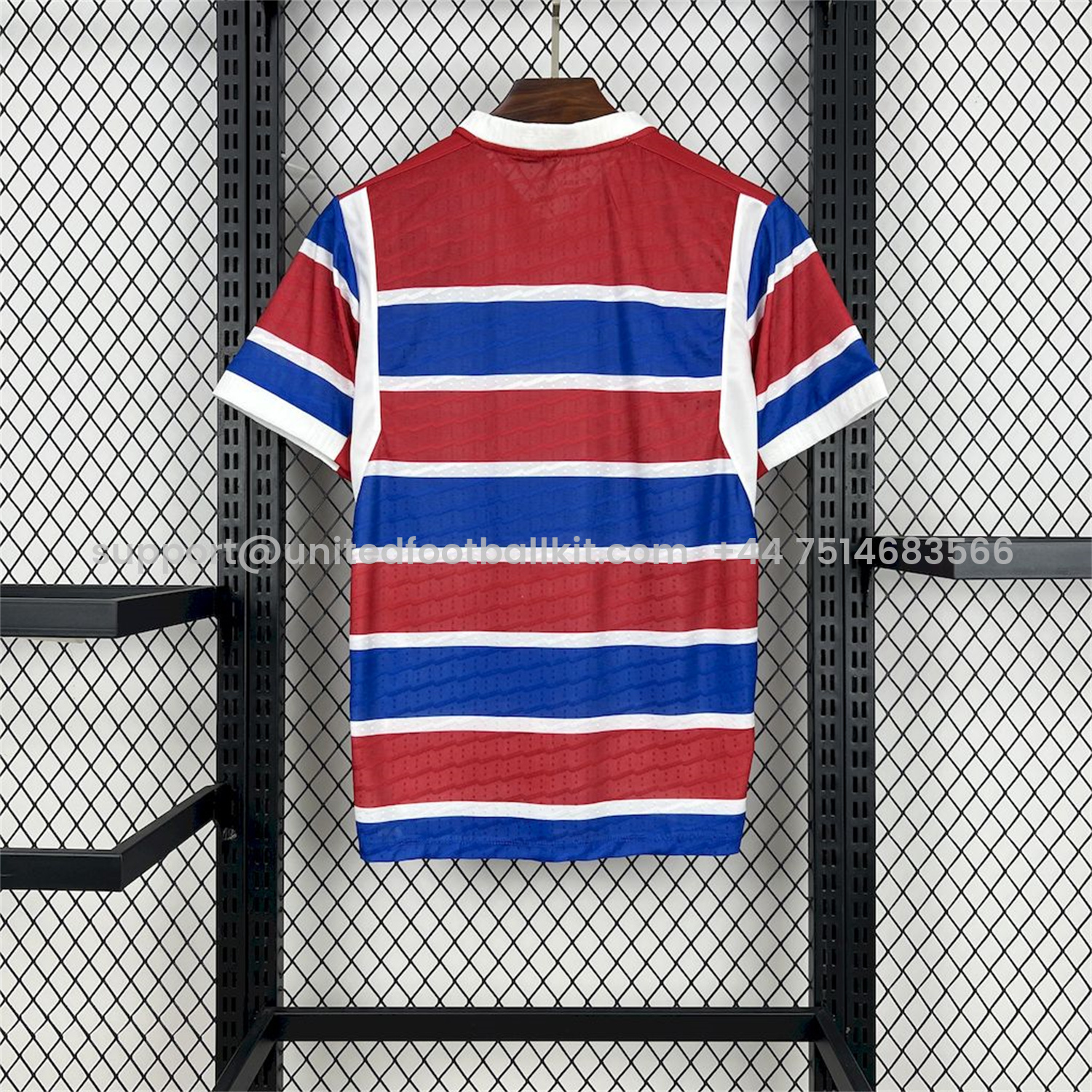 Unitedfootballkit.com | Fortaleza 25-26 Home Red Blue Stripes Jersey - Fans Version -Customize Name, Number and Patch | Worldwide Shipping