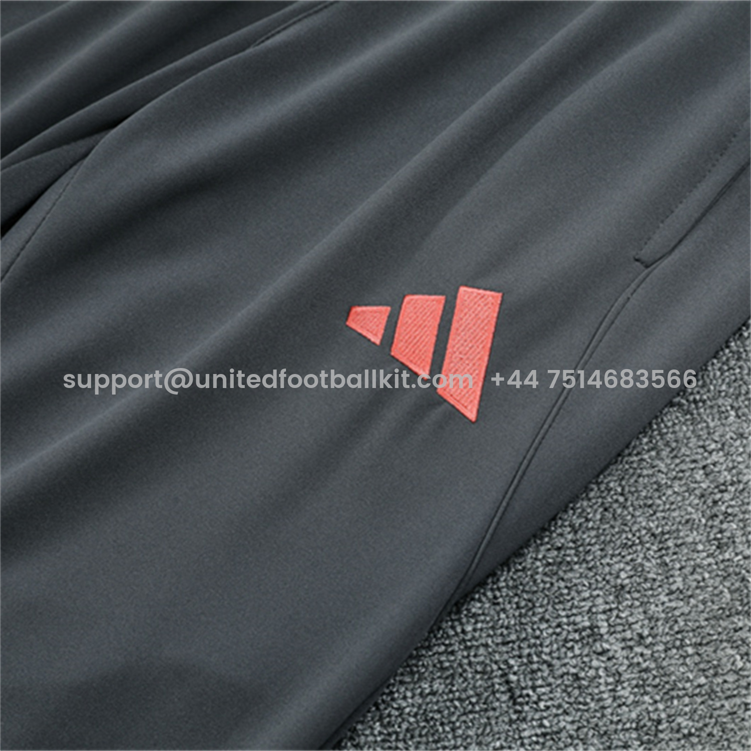 Unitedfootballkit.com | Bayern Munich 25-26 Long Sleeves Training Set - Orange Top & Gray Pants -Customize Name, Number and Patch | Worldwide Shipping