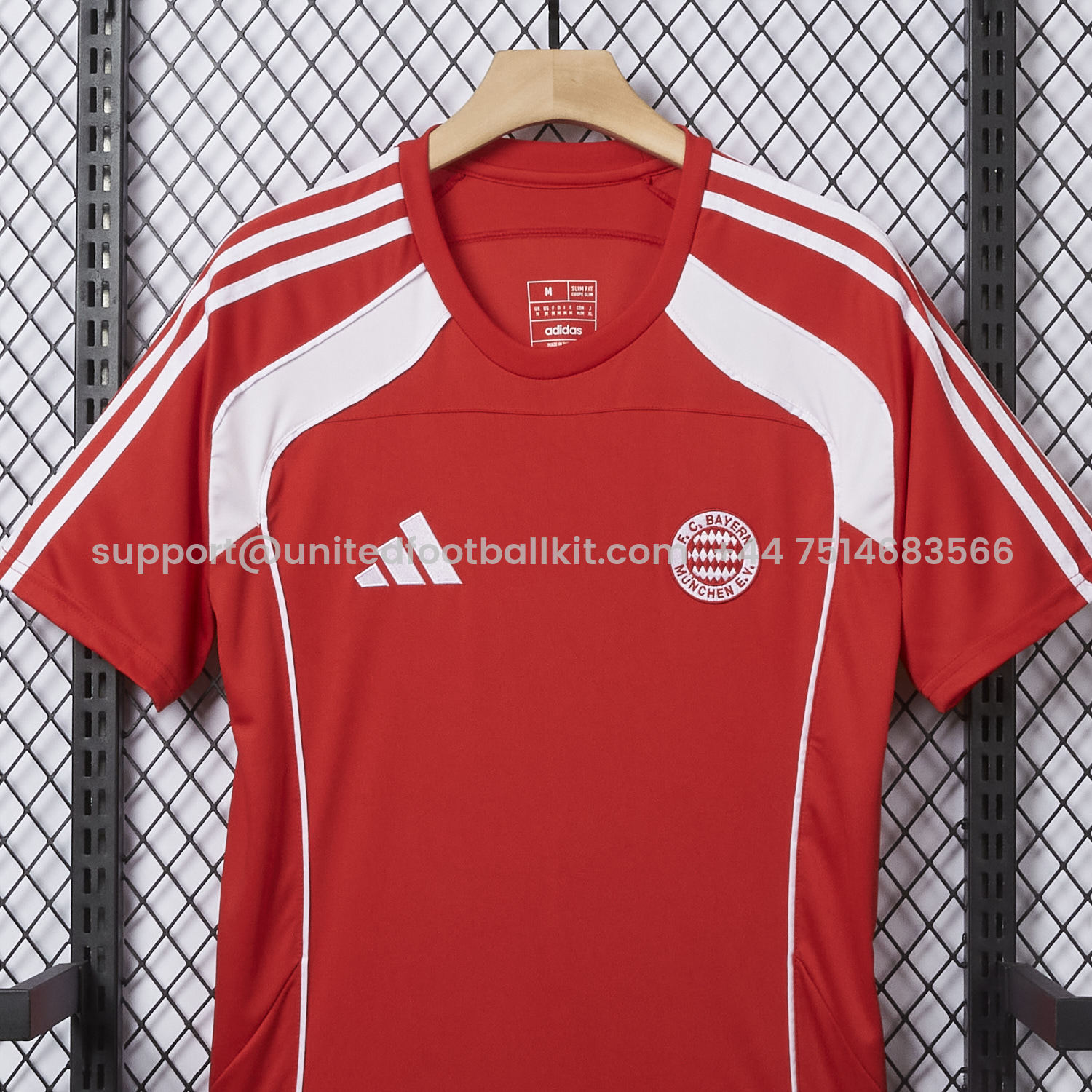 Unitedfootballkit.com | Bayern Munich 25-26 Red Urban Purist T-Shirt - Fans Version -Customize Name, Number and Patch | Worldwide Shipping