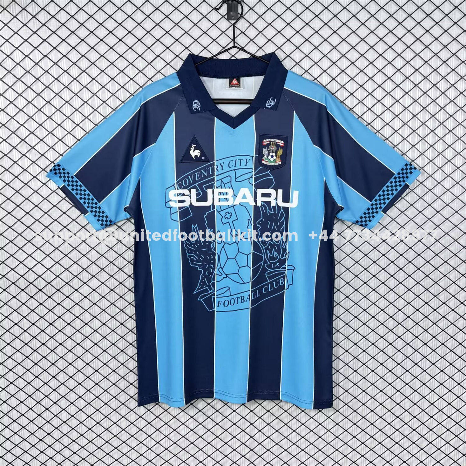 Unitedfootballkit.com | Retro Coventry City 1997-98 Home Jersey -Customize Name, Number and Patch | Worldwide Shipping