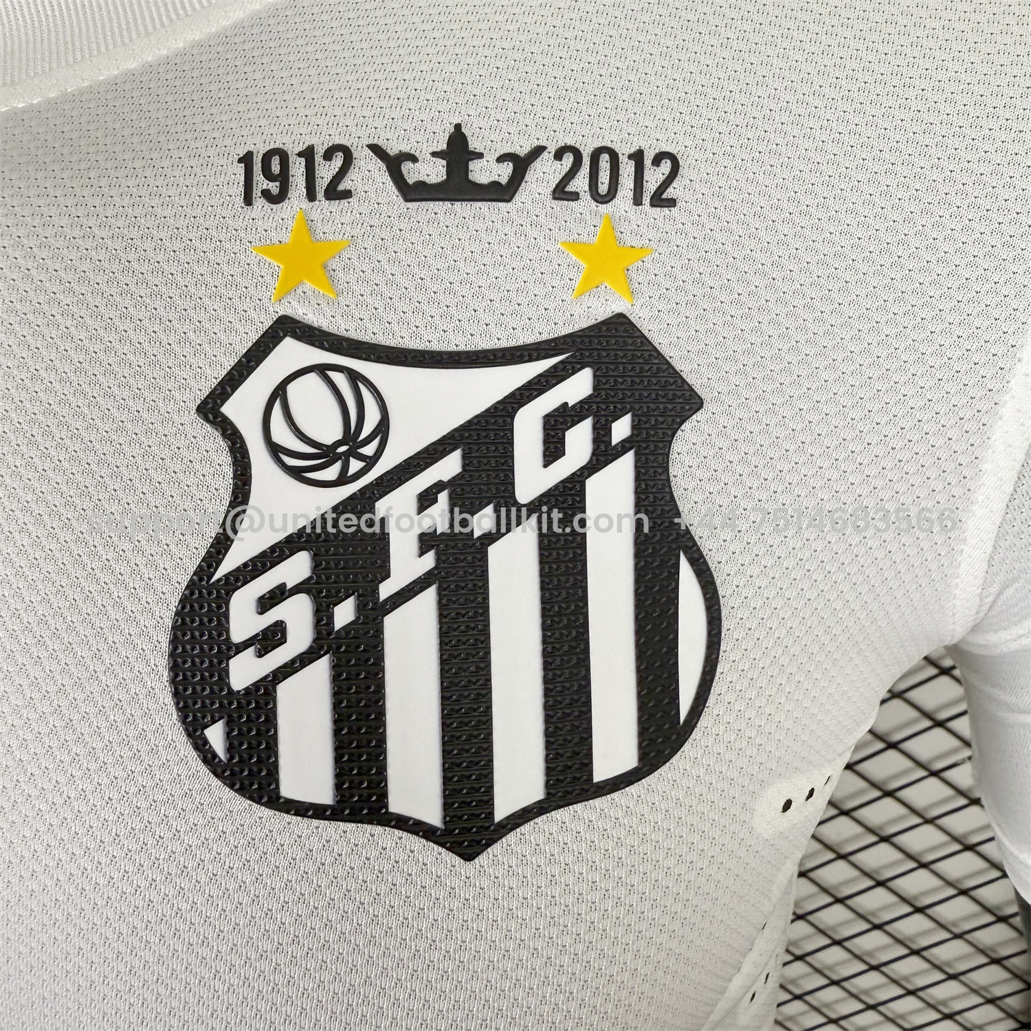 Unitedfootballkit.com | Retro Santos 2012 Home Jersey - Player Version -Customize Name, Number and Patch | Worldwide Shipping