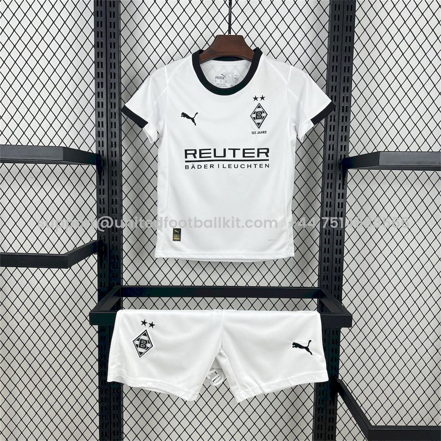 Unitedfootballkit.com | Borussia Mönchengladbach 25-26 Home Kids Kit -Customize Name, Number and Patch | Worldwide Shipping