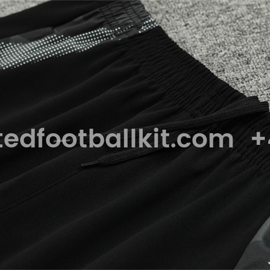 Unitedfootballkit.com | Al Nassr Riyadh Victory 24-25 Long Sleeve Training Set - Black -Customize Name, Number and Patch | Worldwide Shipping