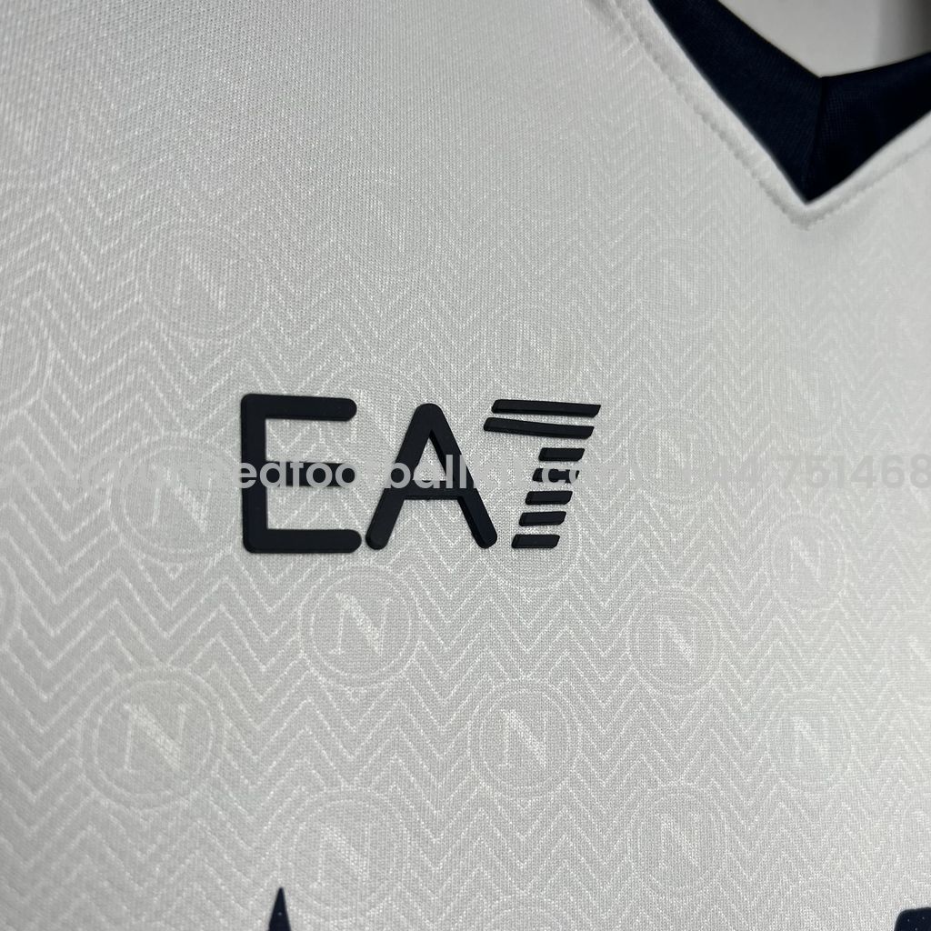 Unitedfootballkit.com | SSC Napoli 24-25 Away Jersey - Fans Version -Customize Name, Number and Patch | Worldwide Shipping