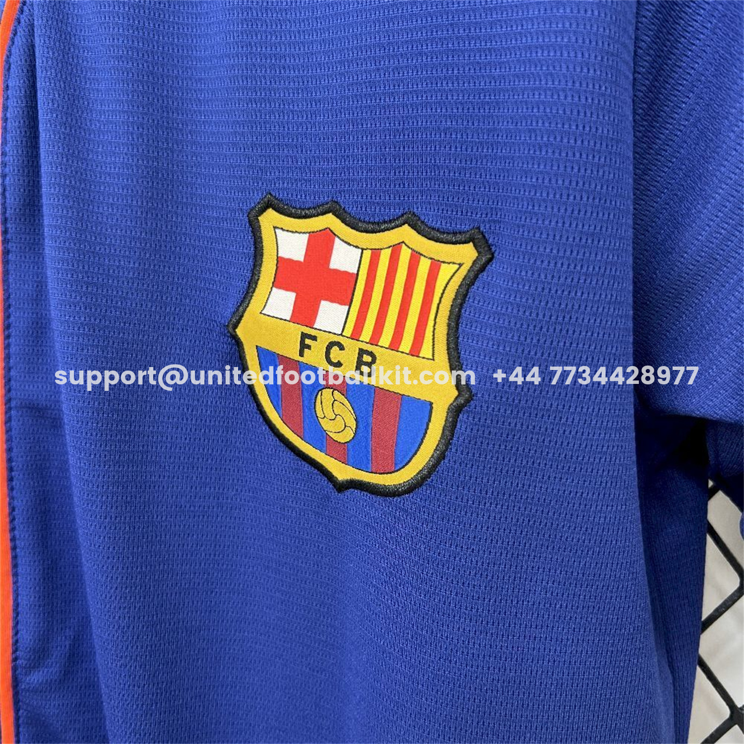 Unitedfootballkit.com | Barcelona 25-26 Blue Baseball Jersey -Customize Name, Number and Patch | Worldwide Shipping