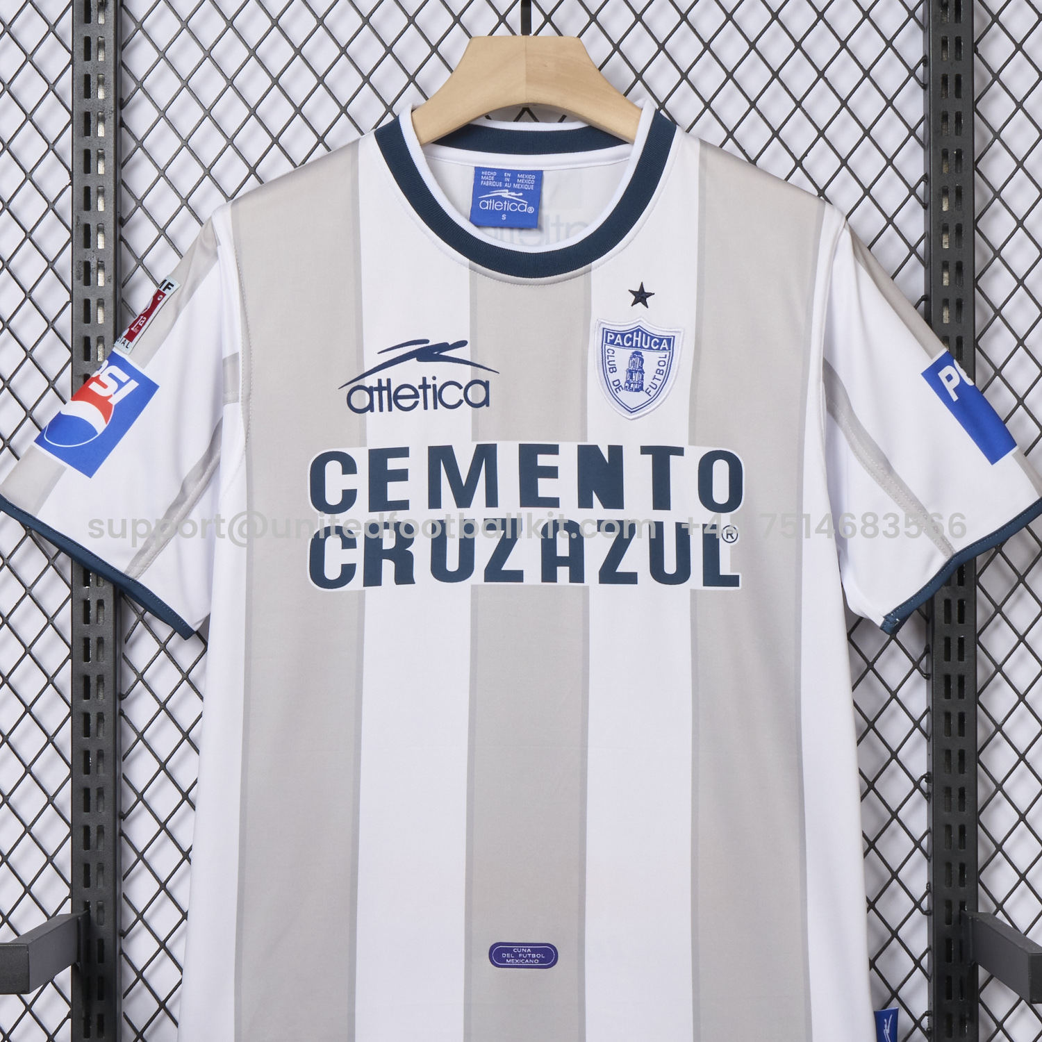 Unitedfootballkit.com | Retro Pachuca 2001-02 Away Jersey -Customize Name, Number and Patch | Worldwide Shipping