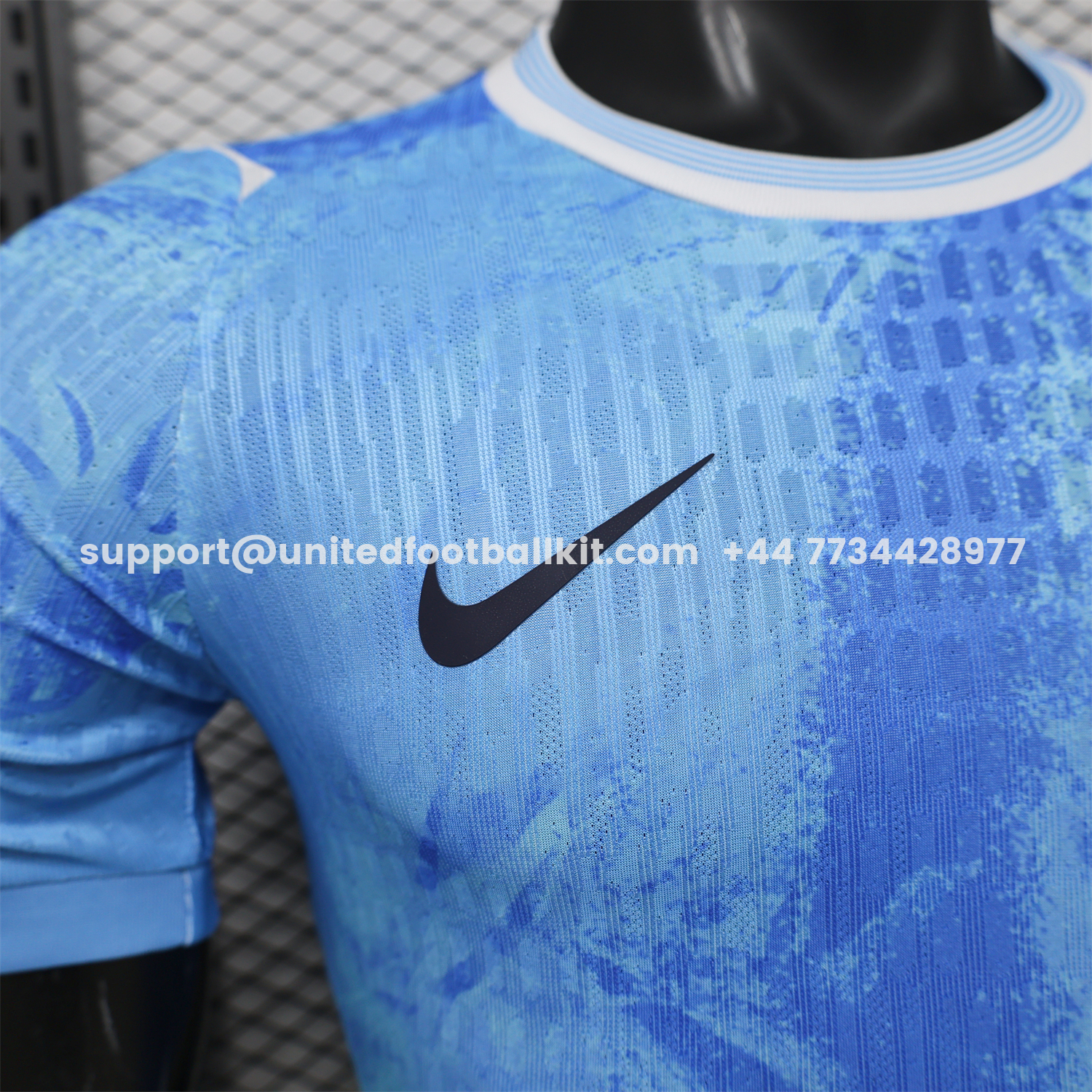 Unitedfootballkit.com | Uruguay 2026 Ice Blue Special Jersey - Player Version -Customize Name, Number and Patch | Worldwide Shipping