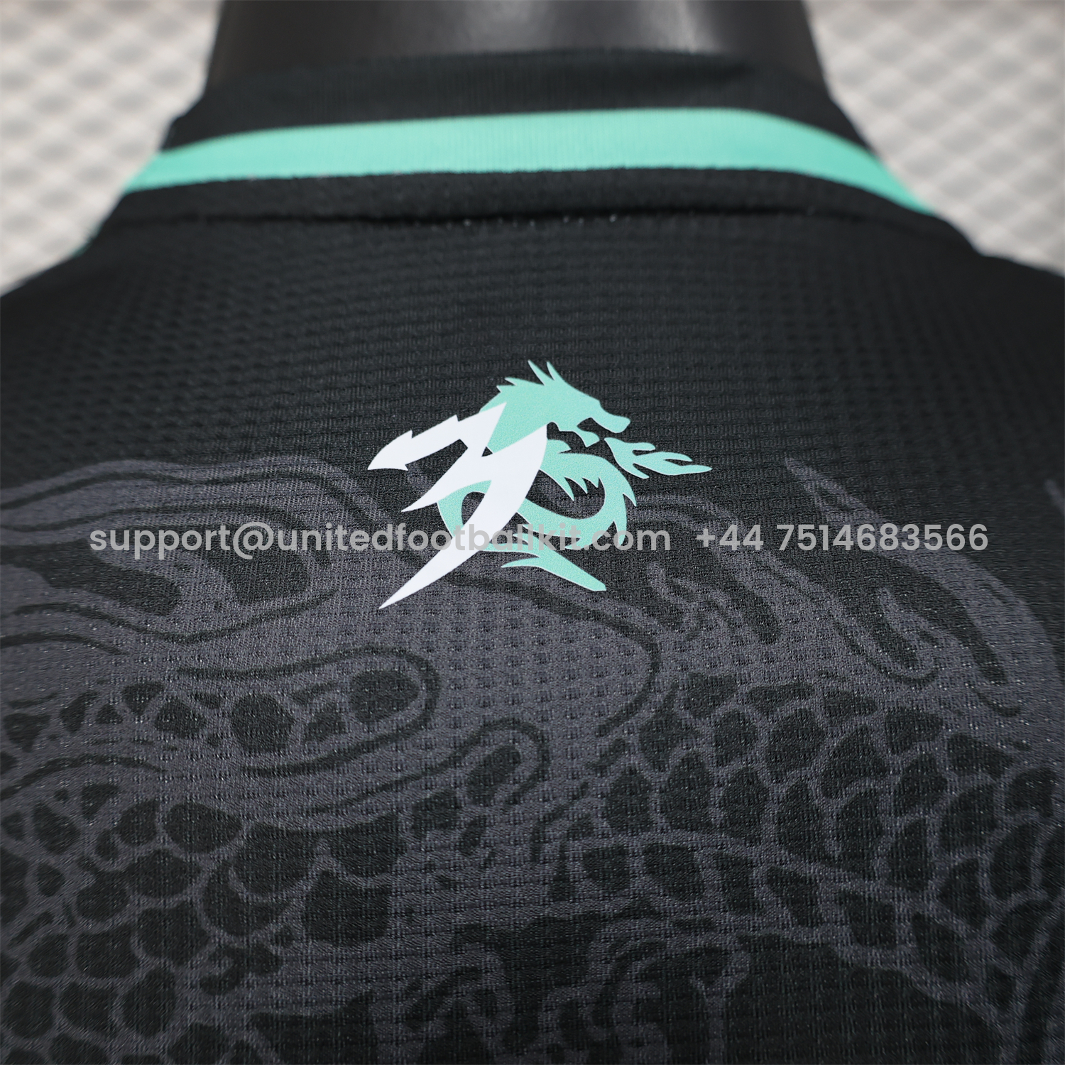 Unitedfootballkit.com | Algeria 25-26 Green Dragon Pattern Black Jersey - Player Version -Customize Name, Number and Patch | Worldwide Shipping