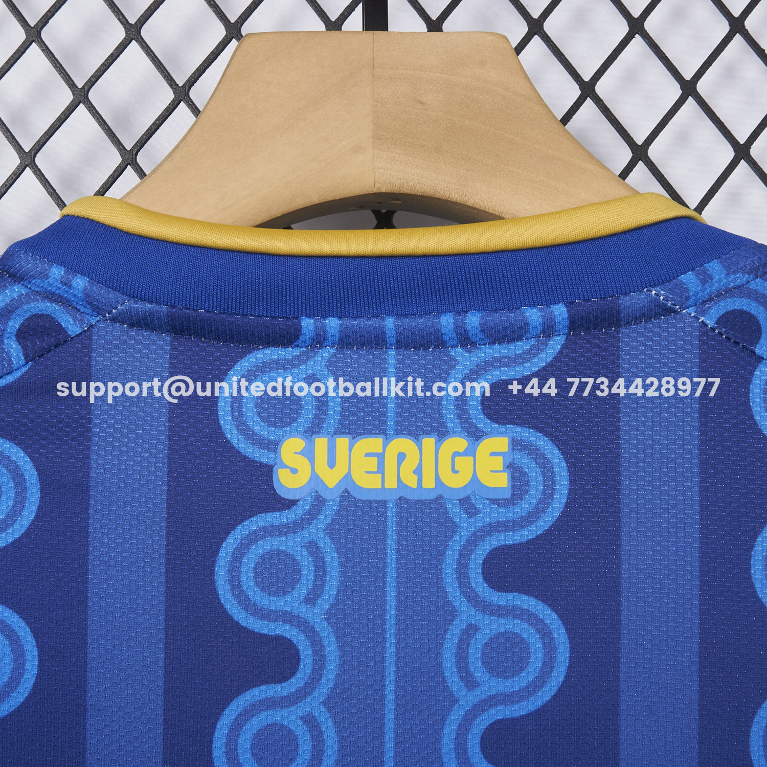 Unitedfootballkit.com | Sweden 2026 Away Jersey - Fans Version -Customize Name, Number and Patch | Worldwide Shipping