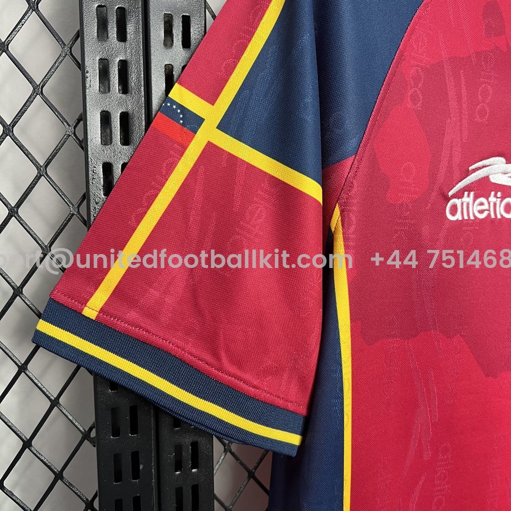 Unitedfootballkit.com | Retro Venezuela 2000 Home Stadium Jersey -Customize Name, Number and Patch | Worldwide Shipping