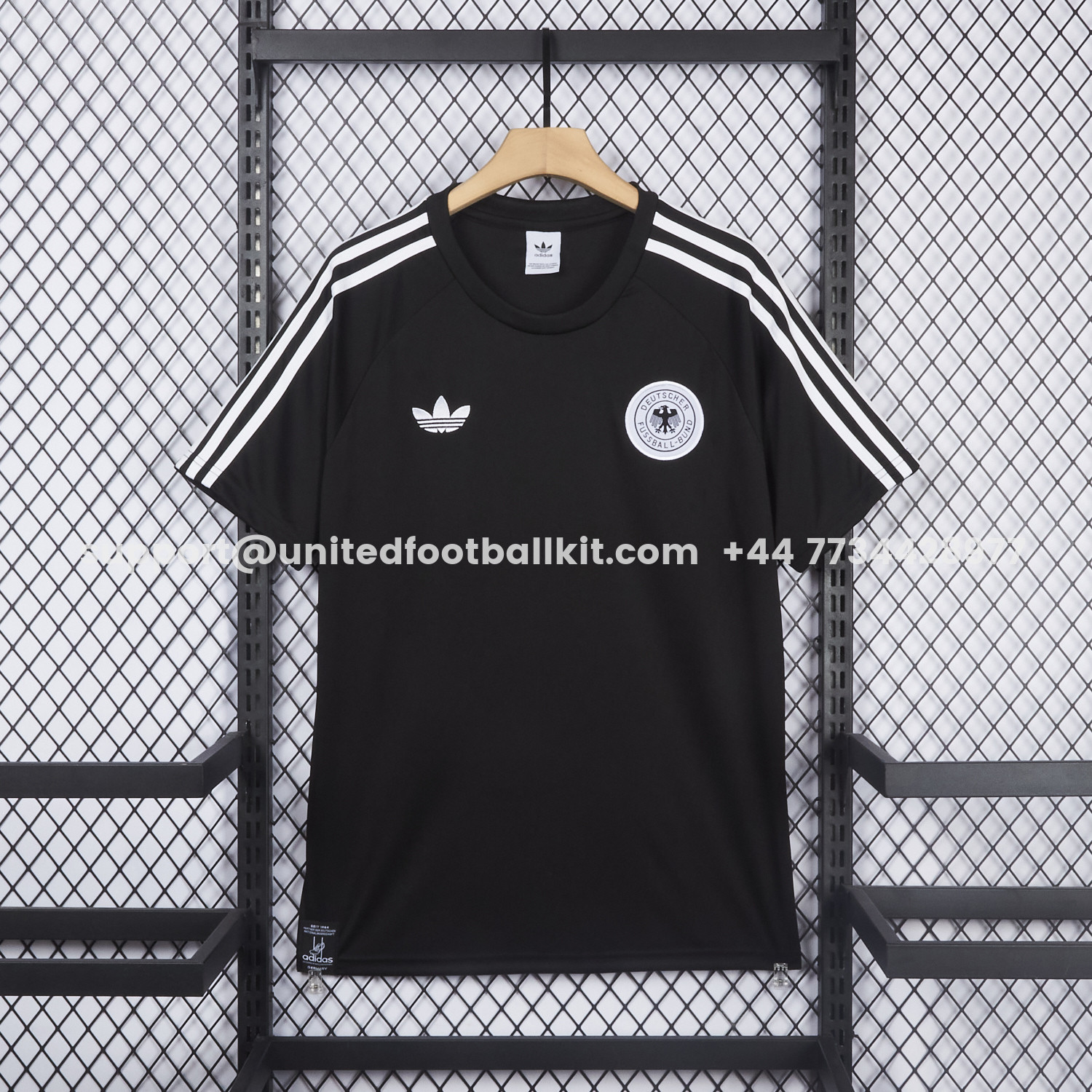Unitedfootballkit.com | Germany 2026 Terrace Icon Black Special Jersey - Fans Version -Customize Name, Number and Patch | Worldwide Shipping